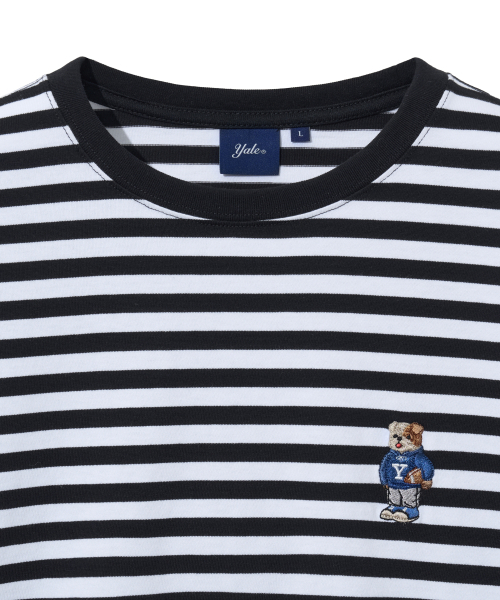 YALE(イェール)の「エンブロイダリーダンロングスリーブ_ストライプブラック(Tシャツ/カットソー・レディース・その他・X-LARGE/LARGE/MEDIUM)」の6枚目の写真
