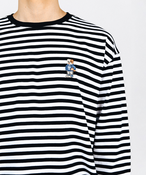 YALE(イェール)の「エンブロイダリーダンロングスリーブ_ストライプブラック(Tシャツ/カットソー・レディース・その他・X-LARGE/LARGE/MEDIUM)」の13枚目の写真