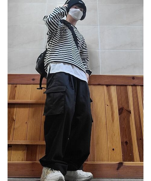 YALE(イェール)の「エンブロイダリーダンロングスリーブ_ストライプブラック(Tシャツ/カットソー・レディース・その他・X-LARGE/LARGE/MEDIUM)」の21枚目の写真
