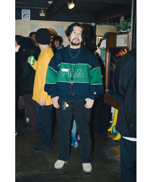FILA（フィラ）の「SWEATSHIRT（スウェット・レディース・グレー/ネイビー・M/L）」の6枚目の写真