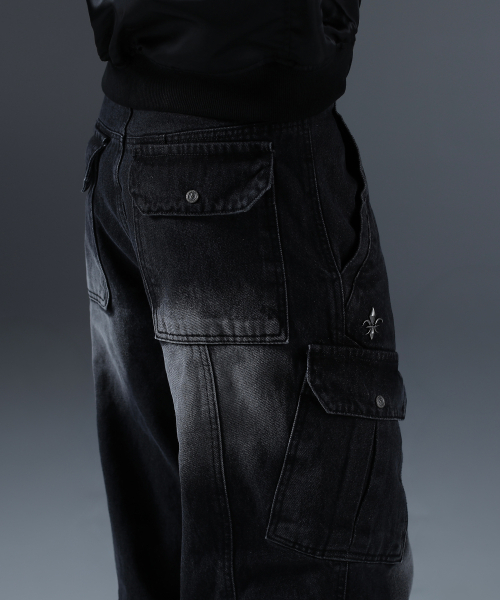 CARMID（カミド）の「カミドアンティークカーブドデニムパンツ[ブラック]（デニムパンツ・メンズ・その他・1/2）」の12枚目の写真