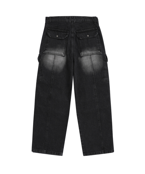 CARMID（カミド）の「カミドアンティークカーブドデニムパンツ[ブラック]（デニムパンツ・メンズ・その他・1/2）」の2枚目の写真