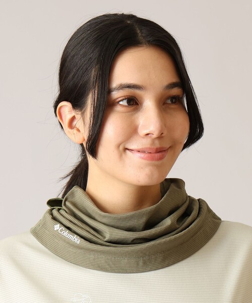 Columbia（コロンビア）の「Columbia/ ペリアスロープOFZネックゲイター /コロンビア（ネックウォーマー/スヌード・レディース・ネイビー/グリーン・ONE SIZE）」の2枚目の写真