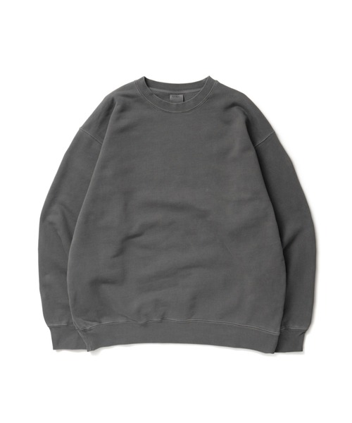 Knuu(ヌウ)の「Heavy Pigment Dye Sweatshirt(Tシャツ/カットソー・メンズ・ライトブルー/セージグリーン/ブラック/ブラウン・XX-LARGE/X-LARGE/SMALL/X-SMALL/MEDIUM/LARGE)」の17枚目の写真