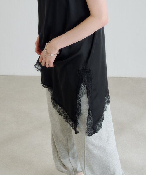 Kastane（カスタネ）の「レースサテンキャミ（キャミソール）」 - WEAR