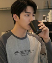 RAIMENT（レイメント）の「エッセンシャルオードランプラグランロングスリーブ_チャコール（Tシャツ/カットソー）」