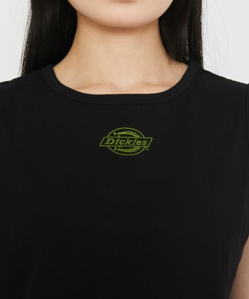 Dickies（ディッキーズ）の「Dickies/ディッキーズ エンブロイダリー タンクトップ（タンクトップ・レディース・ピンク/ブラック・MEDIUM/LARGE）」の9枚目の写真