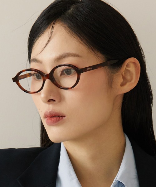 CARIN（カリン）の「CARIN(カリン) AINO メガネ（メガネ・レディース・ブラック/レオパード・FREE）」の8枚目の写真