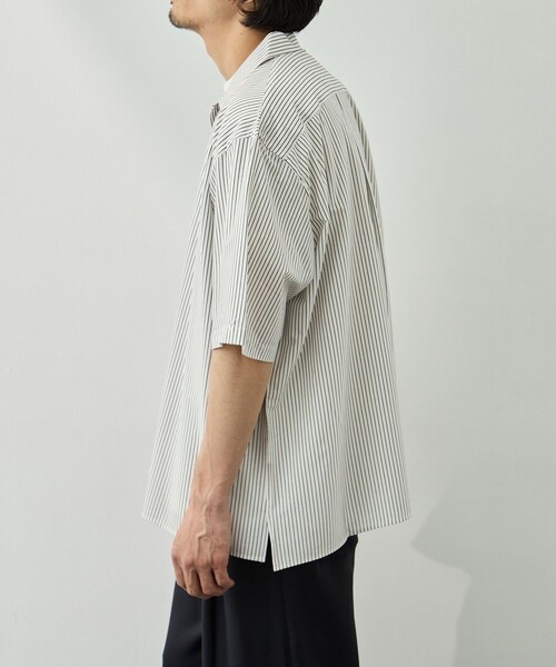 KANEMASA PHIL.(カネマサフィル)の「【KANEMASA PHIL./カネマサフィル】46G Stripe Ether Shirt(シャツ/ブラウス・メンズ・ブルー/ホワイト・M/S/L)」の6枚目の写真