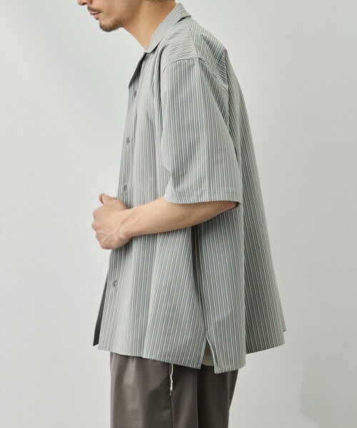 KANEMASA PHIL.(カネマサフィル)の「【KANEMASA PHIL./カネマサフィル】46G Stripe Ether Shirt(シャツ/ブラウス・メンズ・ブルー/ホワイト・M/S/L)」の15枚目の写真