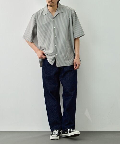KANEMASA PHIL.(カネマサフィル)の「【KANEMASA PHIL./カネマサフィル】46G Stripe Ether Shirt(シャツ/ブラウス・メンズ・ブルー/ホワイト・M/S/L)」の20枚目の写真