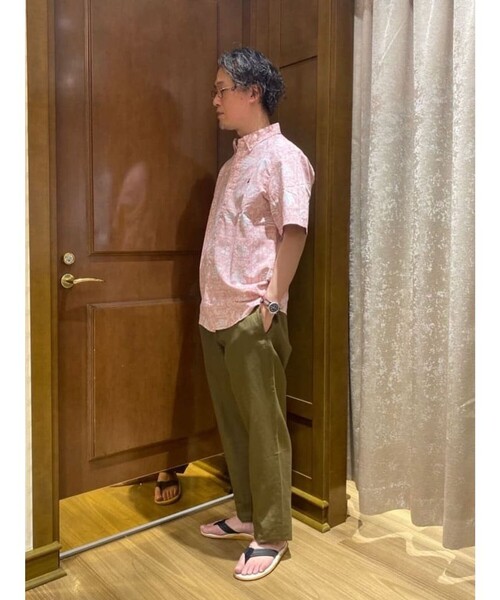 reyn spooner(レインスプーナー)の「Brooks Brothers×Reyn Spooner コットン/ポリエステル ボタンダウン アロハシャツ(シャツ/ブラウス・メンズ・ブルーパープル/レッド/グリーン・LARGE/SMALL/MEDIUM)」の19枚目の写真