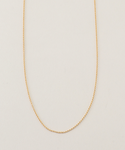 LAPUIS(ラピュイ)の「LAPUIS/ラピュイ SV925 Ring Chain ネックレス 254-220118(ネックレス・レディース・ゴールド・FREE)」の1枚目の写真