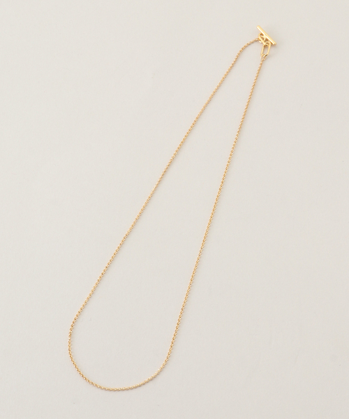 LAPUIS(ラピュイ)の「LAPUIS/ラピュイ SV925 Ring Chain ネックレス 254-220118(ネックレス・レディース・ゴールド・FREE)」の2枚目の写真