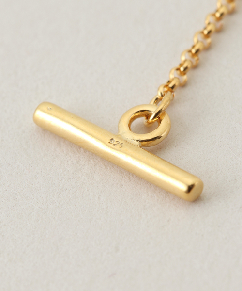 LAPUIS(ラピュイ)の「LAPUIS/ラピュイ SV925 Ring Chain ネックレス 254-220118(ネックレス・レディース・ゴールド・FREE)」の5枚目の写真