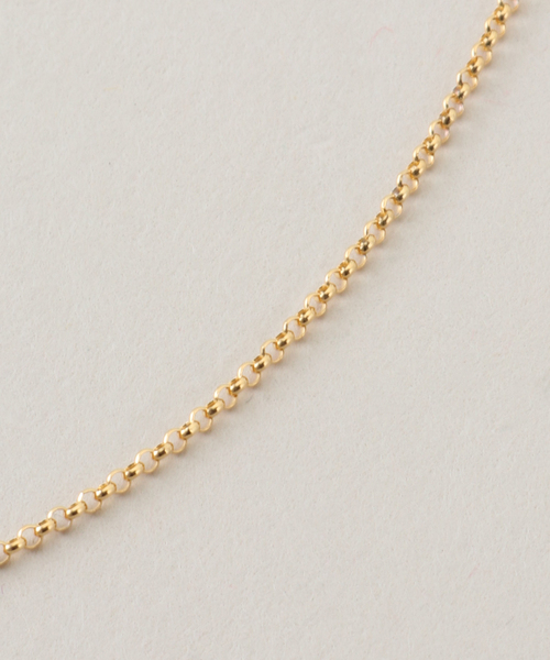 LAPUIS(ラピュイ)の「LAPUIS/ラピュイ SV925 Ring Chain ネックレス 254-220118(ネックレス・レディース・ゴールド・FREE)」の6枚目の写真
