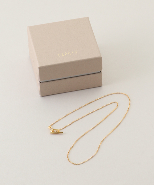 LAPUIS(ラピュイ)の「LAPUIS/ラピュイ SV925 Ring Chain ネックレス 254-220118(ネックレス・レディース・ゴールド・FREE)」の7枚目の写真