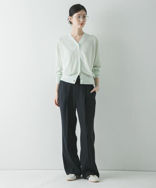 URBAN RESEARCH（アーバンリサーチ）の「UVカット加工Vネックカーディガン（カーディガン/ボレロ・レディース・ブラック/レッド/ミント・FREE）」の17枚目の写真
