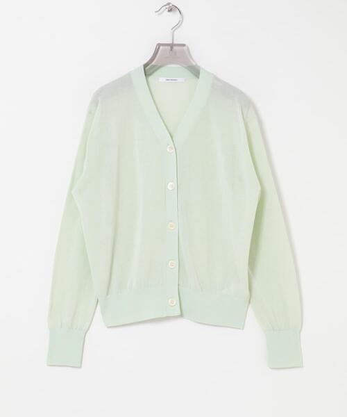 URBAN RESEARCH（アーバンリサーチ）の「UVカット加工Vネックカーディガン（カーディガン/ボレロ・レディース・ブラック/レッド/ミント・FREE）」の18枚目の写真