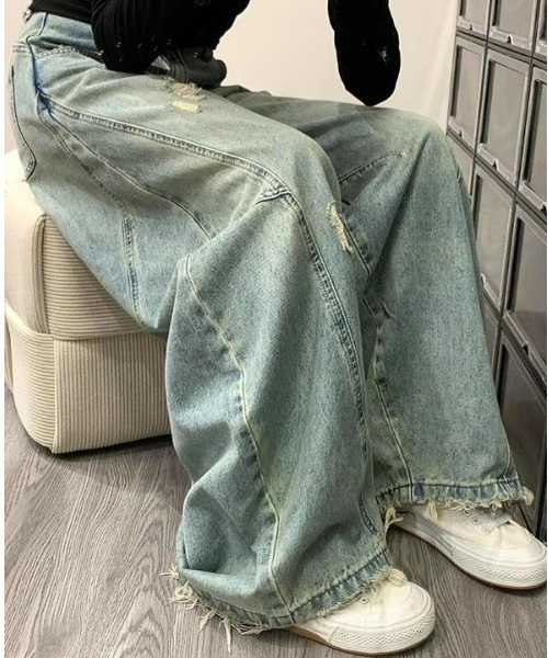 REBALANCE（リバランス）の「ワイドデニム（デニムパンツ・メンズ・A・LARGE/MEDIUM/SMALL）」の5枚目の写真