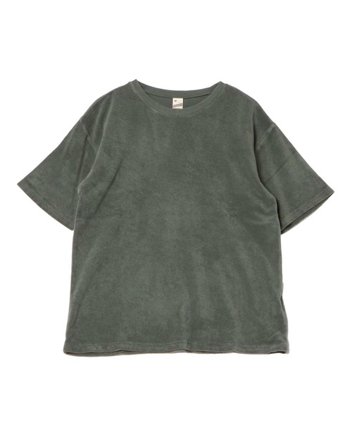 SCREEN STARS（スクリーンスターズ）の「【SCREEN STARS / スクリーンスターズ】パイルショートスリーブTシャツ（Tシャツ/カットソー・メンズ・チャコールグレー/カーキ/ダークブラウン・M/S/L）」の5枚目の写真