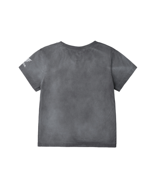 PHYPS MOTORCYCLE（フィップスモーターサイクル）の「Womens Vintage Ride Washed Crop Tee Charcoal（Tシャツ/カットソー・レディース・その他・SMALL/MEDIUM）」の2枚目の写真