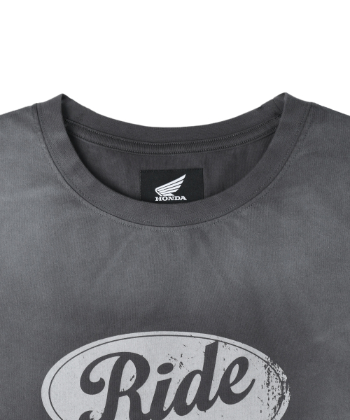 PHYPS MOTORCYCLE（フィップスモーターサイクル）の「Womens Vintage Ride Washed Crop Tee Charcoal（Tシャツ/カットソー・レディース・その他・SMALL/MEDIUM）」の3枚目の写真