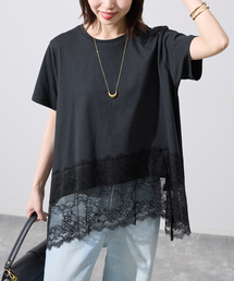 追加》Plus by ONIT/オニット SLOBE別注 スカーフ付Tシャツ（Tシャツ