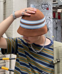 CIAOPANIC（チャオパニック）の「ボーダーニットハット（キャップ）」
