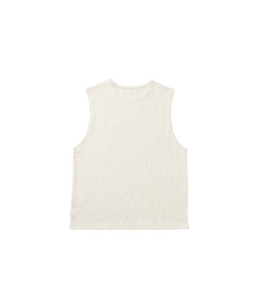 #Re:room(リルーム)の「RRMリブノースリーブ(Tシャツ/カットソー・メンズ・ブラック/オフホワイト/ダークベージュ・M-L/S-M)」の14枚目の写真