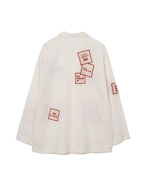 LEIN(リーン)の「アップリケ刺繍シャツ(シャツ/ブラウス・レディース・ブラック/ピンク/オフホワイト・2/1)」の9枚目の写真