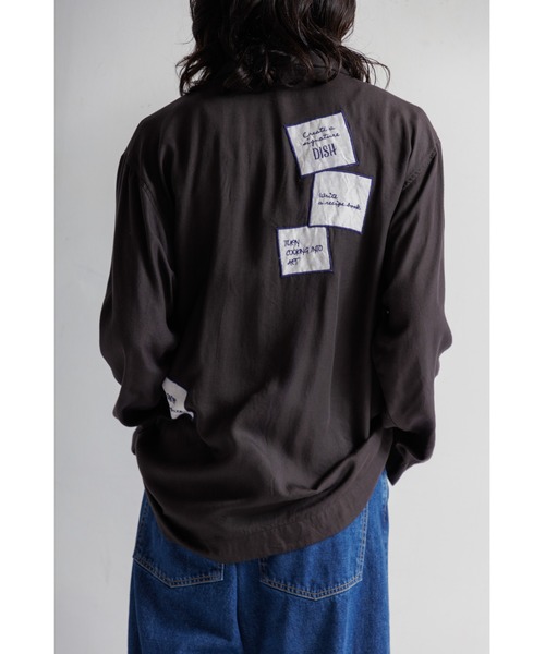 LEIN(リーン)の「アップリケ刺繍シャツ(シャツ/ブラウス・レディース・ブラック/ピンク/オフホワイト・2/1)」の14枚目の写真