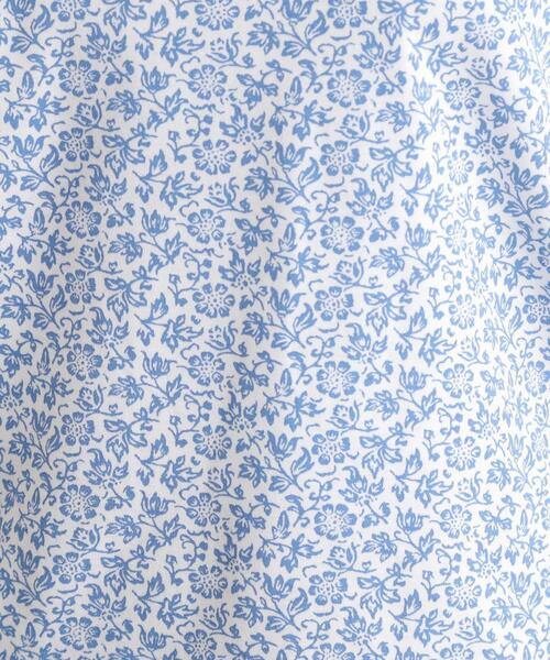 LAURA ASHLEY（ローラアシュレイ）の「【接触冷感／マシンウォッシュ可】スウィート アリッサム柄スムースTシャツ（Tシャツ/カットソー・レディース・ホワイト系1/ライトグリーン系/ネイビー系・40/38）」の7枚目の写真