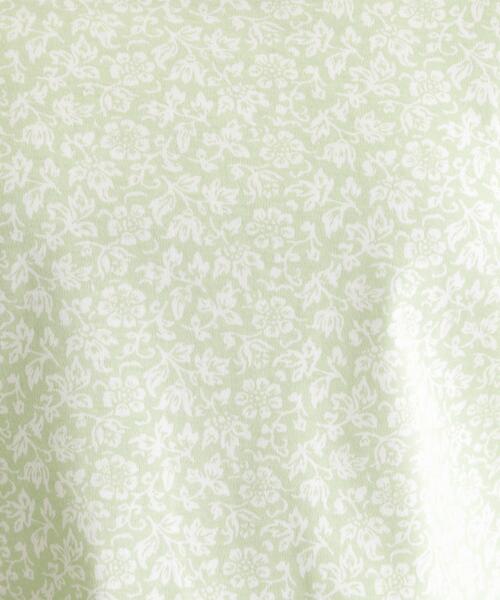 LAURA ASHLEY（ローラアシュレイ）の「【接触冷感／マシンウォッシュ可】スウィート アリッサム柄スムースTシャツ（Tシャツ/カットソー・レディース・ホワイト系1/ライトグリーン系/ネイビー系・40/38）」の11枚目の写真