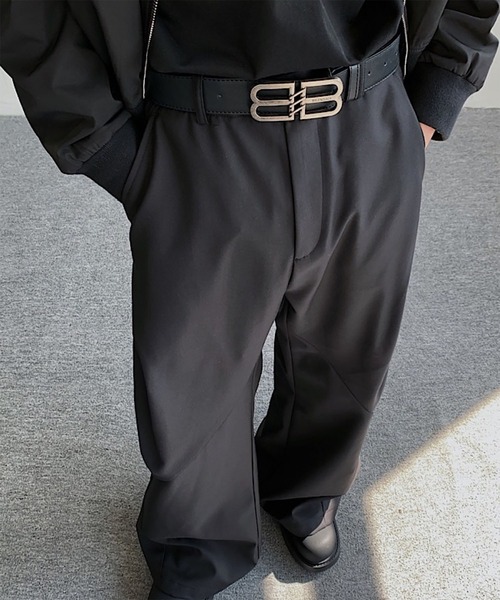 WESTBOY(ウエストボーイ)の「Y2K 切り替え ワイドスラックス WO26W1PT08(スラックス・メンズ・グレー/ブラウン/ブラック・L/M/XL)」の13枚目の写真