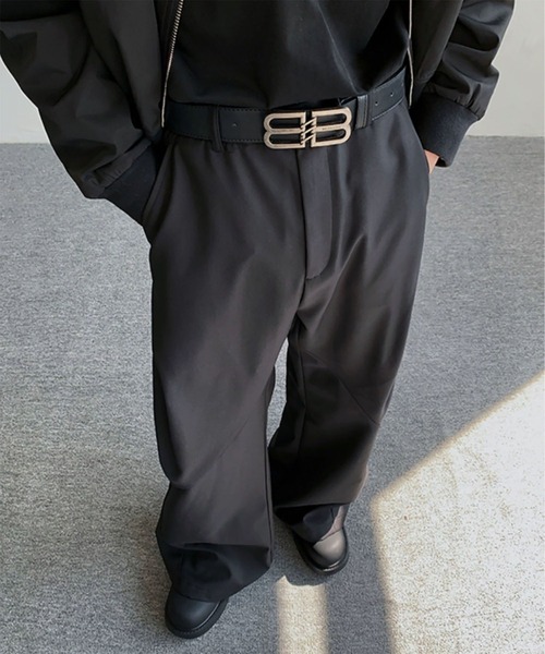 WESTBOY(ウエストボーイ)の「Y2K 切り替え ワイドスラックス WO26W1PT08(スラックス・メンズ・グレー/ブラウン/ブラック・L/M/XL)」の14枚目の写真