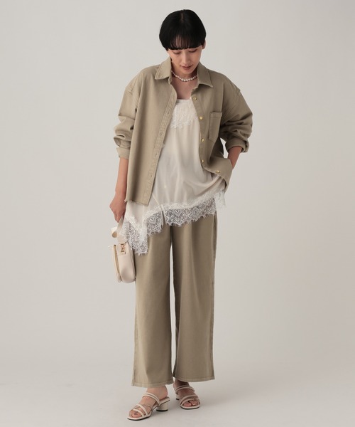 Elura（エルーラ）の「カラーワイドデニム＜低身長サイズあり＞/881227（デニムパンツ・レディース・ブルー/モカ/オフホワイト・FREE(S)/LARGE/MEDIUM）」の7枚目の写真