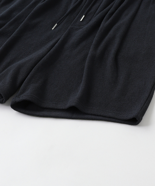 B.C STOCK(ベーセーストック)の「ツータックパイルショーツ(その他パンツ・メンズ・ブラック/ネイビー・LARGE/MEDIUM)」の4枚目の写真