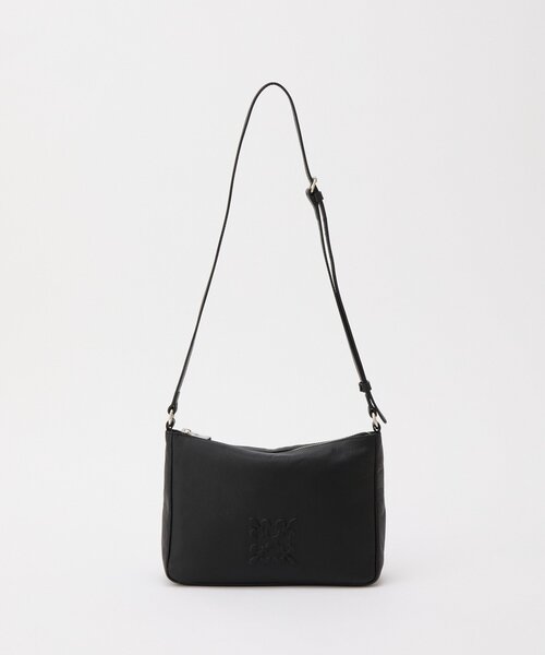 russet(ラシット)の「《本革/270g》エンボスモノグラムショルダーバッグ(ショルダーバッグ・レディース・ブラック/ライトグレー/アイボリー・FREE)」の11枚目の写真