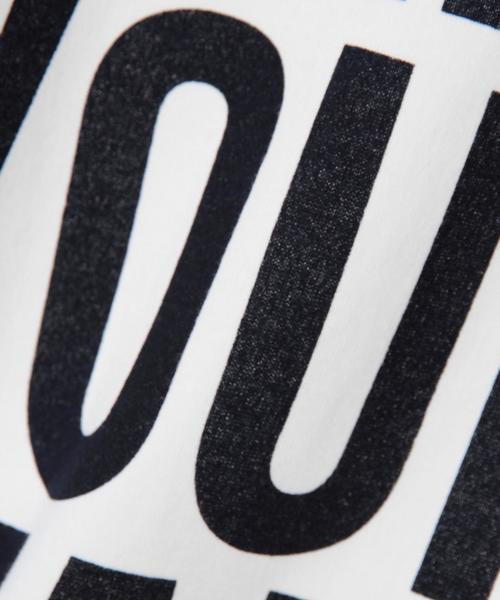 green label relaxing（グリーンレーベルリラクシング）の「オーガニックコットン BIGメッセージT ロングスリーブ◆（Tシャツ/カットソー・キッズ・オフホワイト/グレー・105/125/135/95/115）」の9枚目の写真