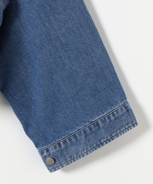 Healthy denim(ヘルシーデニム)の「Healthy DENIM:〈洗濯機可能〉デニム ジャケット(その他アウター・レディース・ブルー/ブラック・ONE SIZE)」の5枚目の写真