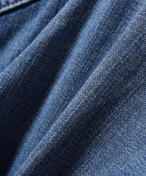 Healthy denim(ヘルシーデニム)の「Healthy DENIM:〈洗濯機可能〉デニム ジャケット(その他アウター・レディース・ブルー/ブラック・ONE SIZE)」の10枚目の写真