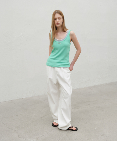 LEVAR（レバー）の「All-day Sleeveless Top - Florida Mint（Tシャツ/カットソー・レディース・その他・SMALL/MEDIUM）」の3枚目の写真