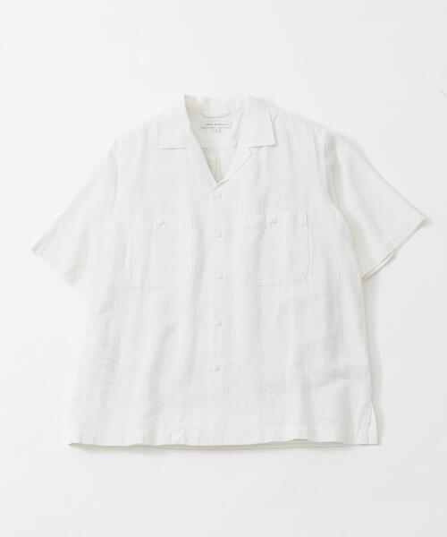 URBAN RESEARCH(アーバンリサーチ)の「SANDWASH LINEN OPEN SHIRTS(シャツ/ブラウス・メンズ・オレンジ/ホワイト/ライトブルー/ネイビー・MEDIUM/LARGE)」の10枚目の写真