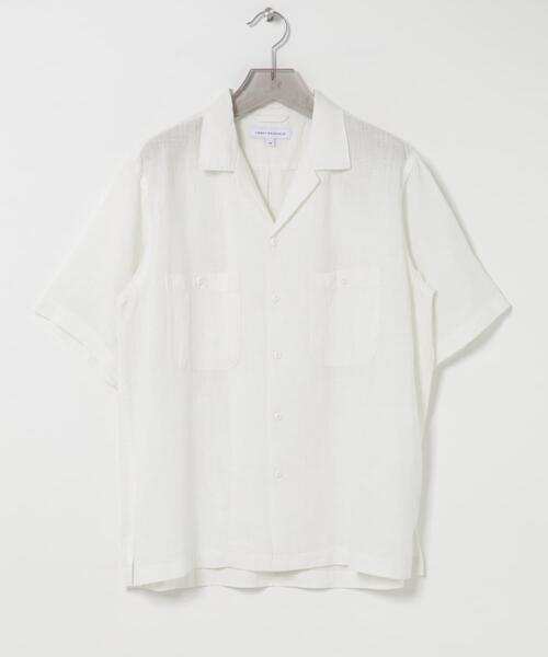URBAN RESEARCH(アーバンリサーチ)の「SANDWASH LINEN OPEN SHIRTS(シャツ/ブラウス・メンズ・オレンジ/ホワイト/ライトブルー/ネイビー・MEDIUM/LARGE)」の11枚目の写真