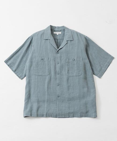 URBAN RESEARCH(アーバンリサーチ)の「SANDWASH LINEN OPEN SHIRTS(シャツ/ブラウス・メンズ・オレンジ/ホワイト/ライトブルー/ネイビー・MEDIUM/LARGE)」の16枚目の写真