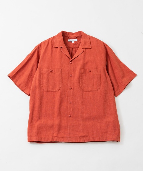 URBAN RESEARCH（アーバンリサーチ）の「SANDWASH LINEN OPEN SHIRTS（シャツ/ブラウス・メンズ・オレンジ/ホワイト/ライトブルー/ネイビー・MEDIUM/LARGE）」の8枚目の写真