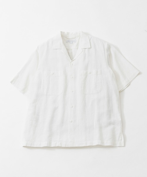 URBAN RESEARCH（アーバンリサーチ）の「SANDWASH LINEN OPEN SHIRTS（シャツ/ブラウス・メンズ・オレンジ/ホワイト/ライトブルー/ネイビー・MEDIUM/LARGE）」の15枚目の写真