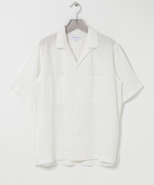 URBAN RESEARCH（アーバンリサーチ）の「SANDWASH LINEN OPEN SHIRTS（シャツ/ブラウス・メンズ・オレンジ/ホワイト/ライトブルー/ネイビー・MEDIUM/LARGE）」の16枚目の写真
