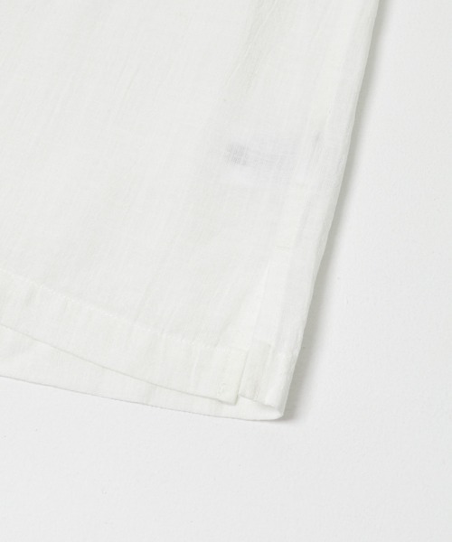 URBAN RESEARCH（アーバンリサーチ）の「SANDWASH LINEN OPEN SHIRTS（シャツ/ブラウス・メンズ・オレンジ/ホワイト/ライトブルー/ネイビー・MEDIUM/LARGE）」の17枚目の写真